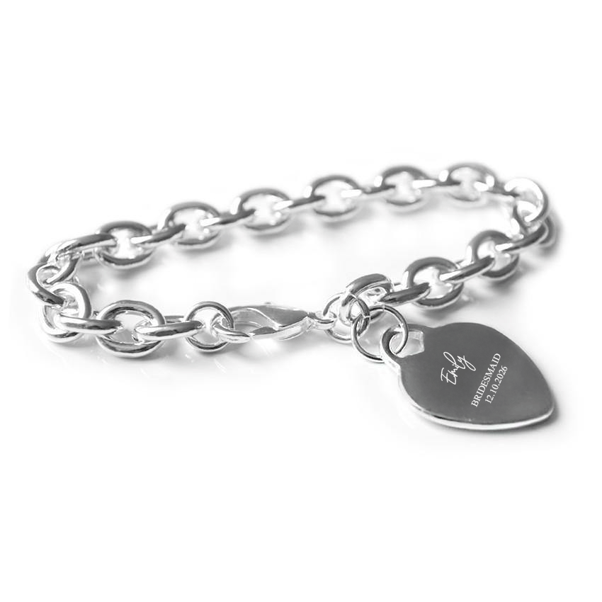 Luxury Bridal Party Gift Box – Personalised Flute, Mirror & Bracelet | Bridesmaid, Maid of Honour, Mother of Bride