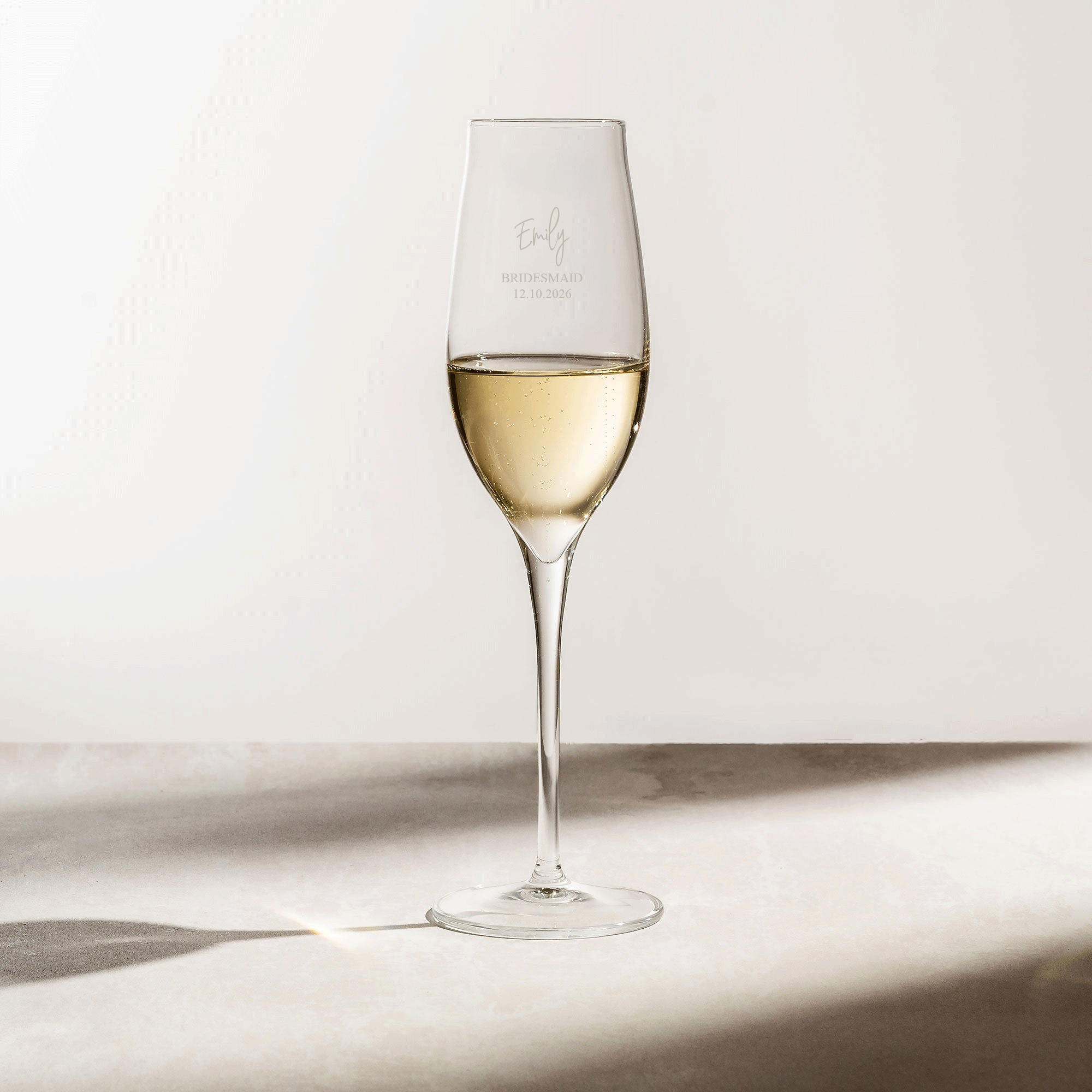 Luxury Bridal Party Gift Box – Personalised Flute, Mirror & Bracelet | Bridesmaid, Maid of Honour, Mother of Bride