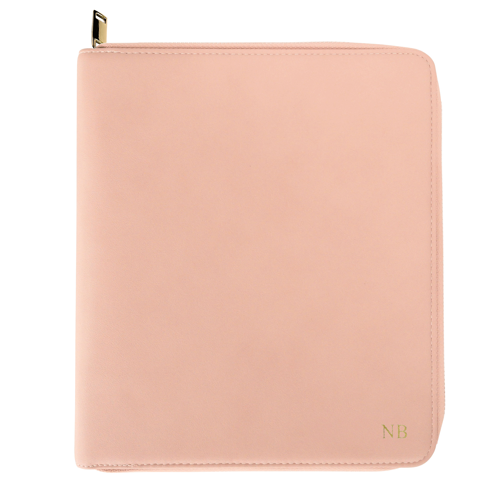 A5 Vegan Leather Blush Pink Compendium