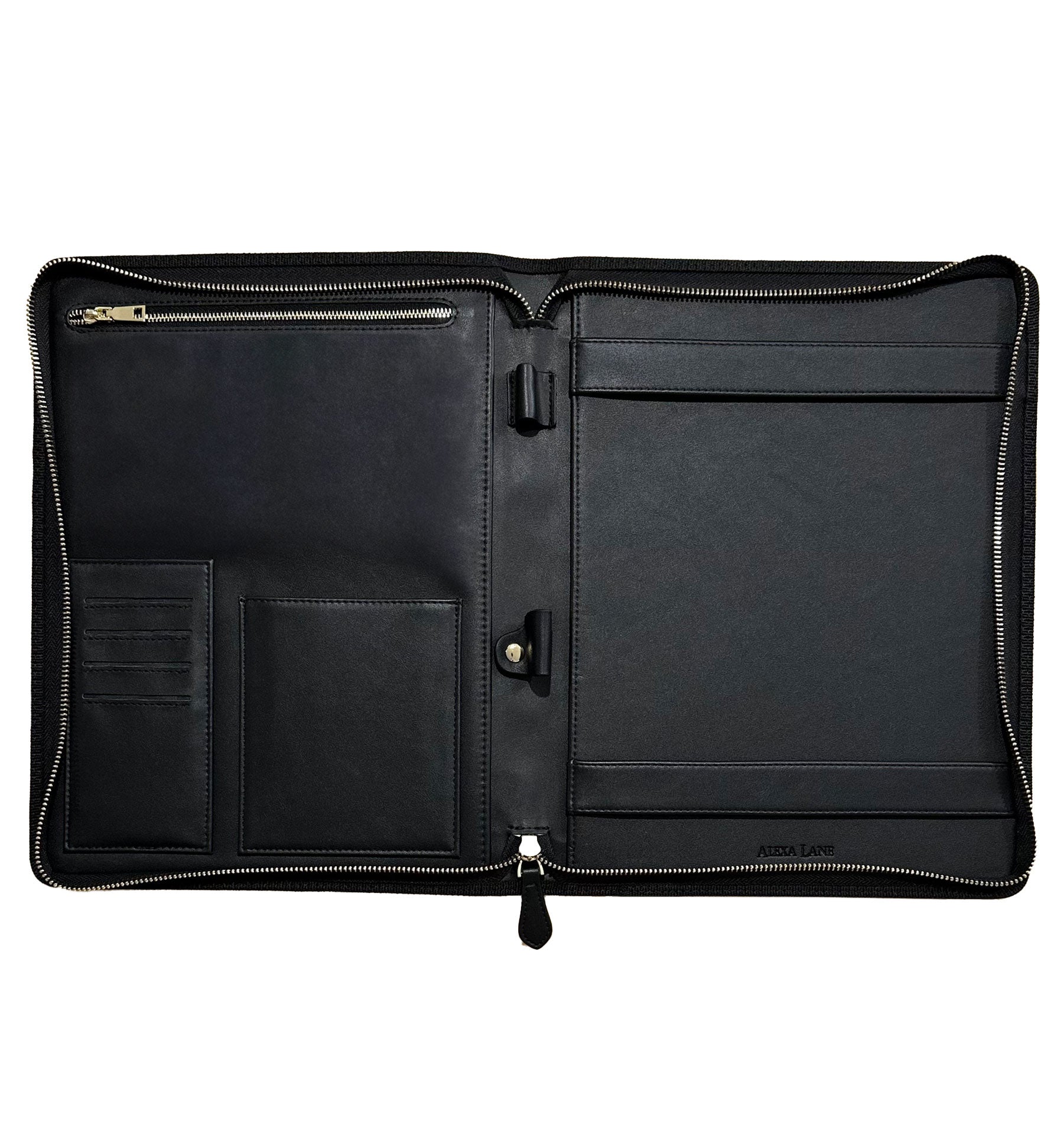 A4 Vegan Leather Compendium - extra large storage