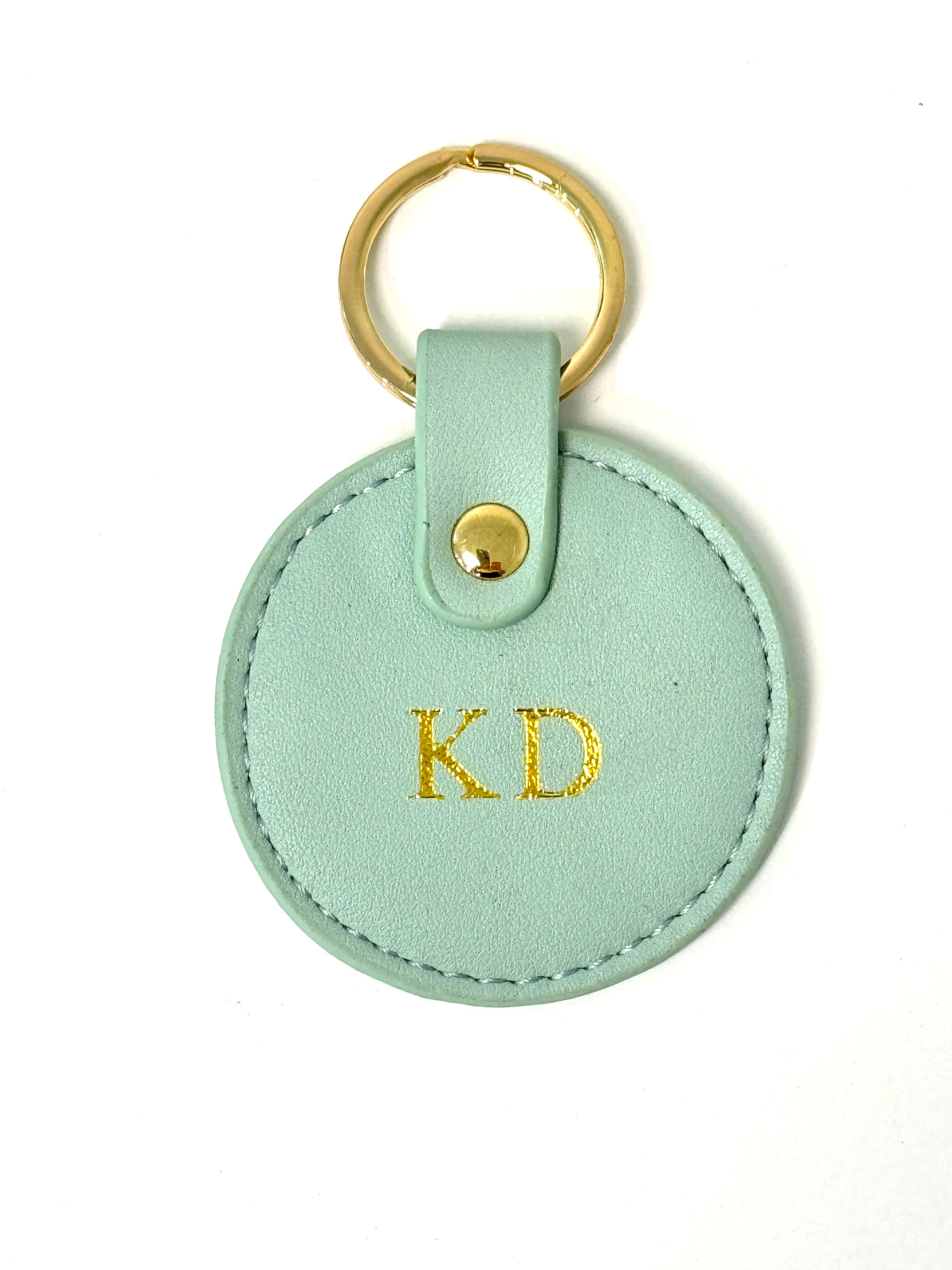Vegan leather keyring