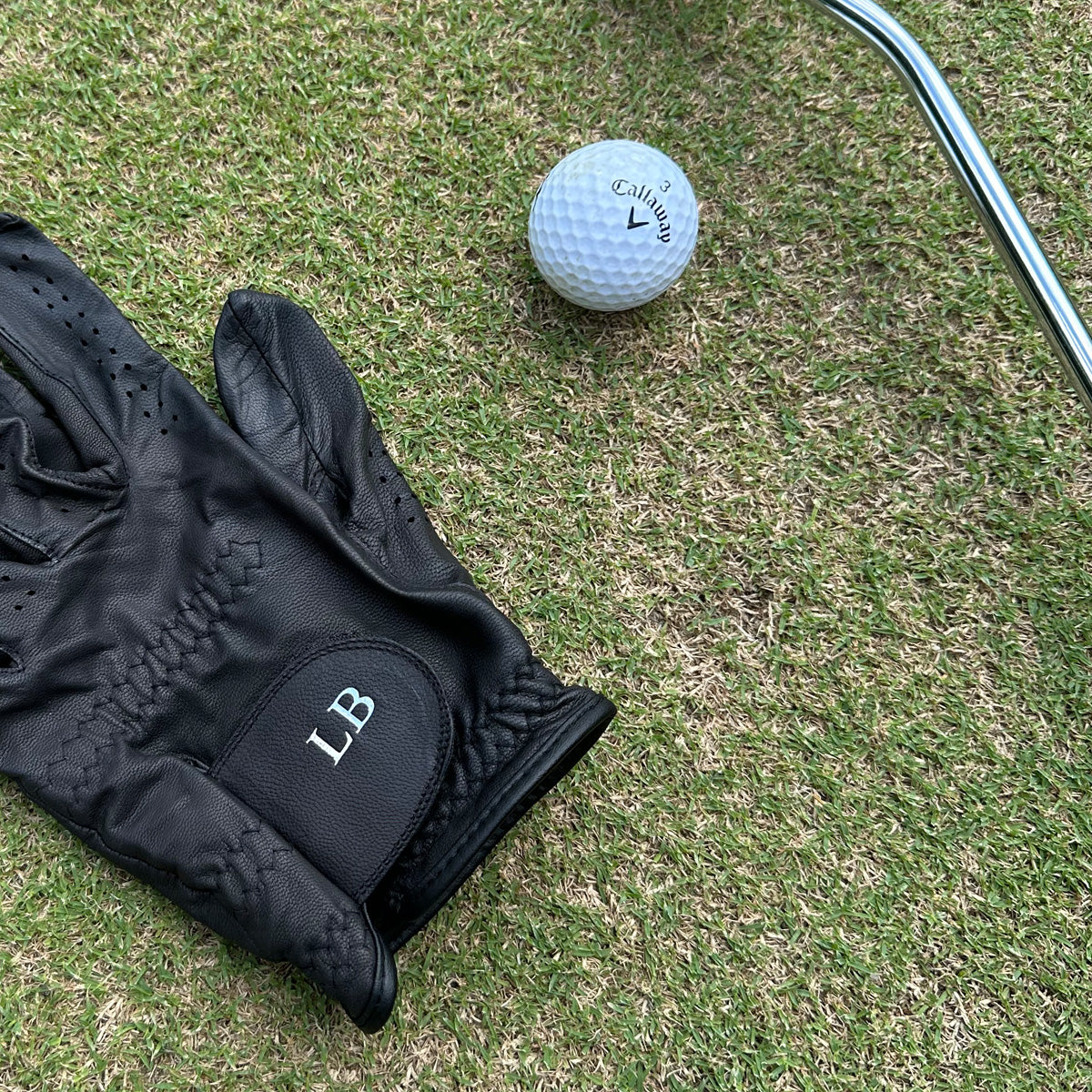 Personalised Golf Glove Gift Set