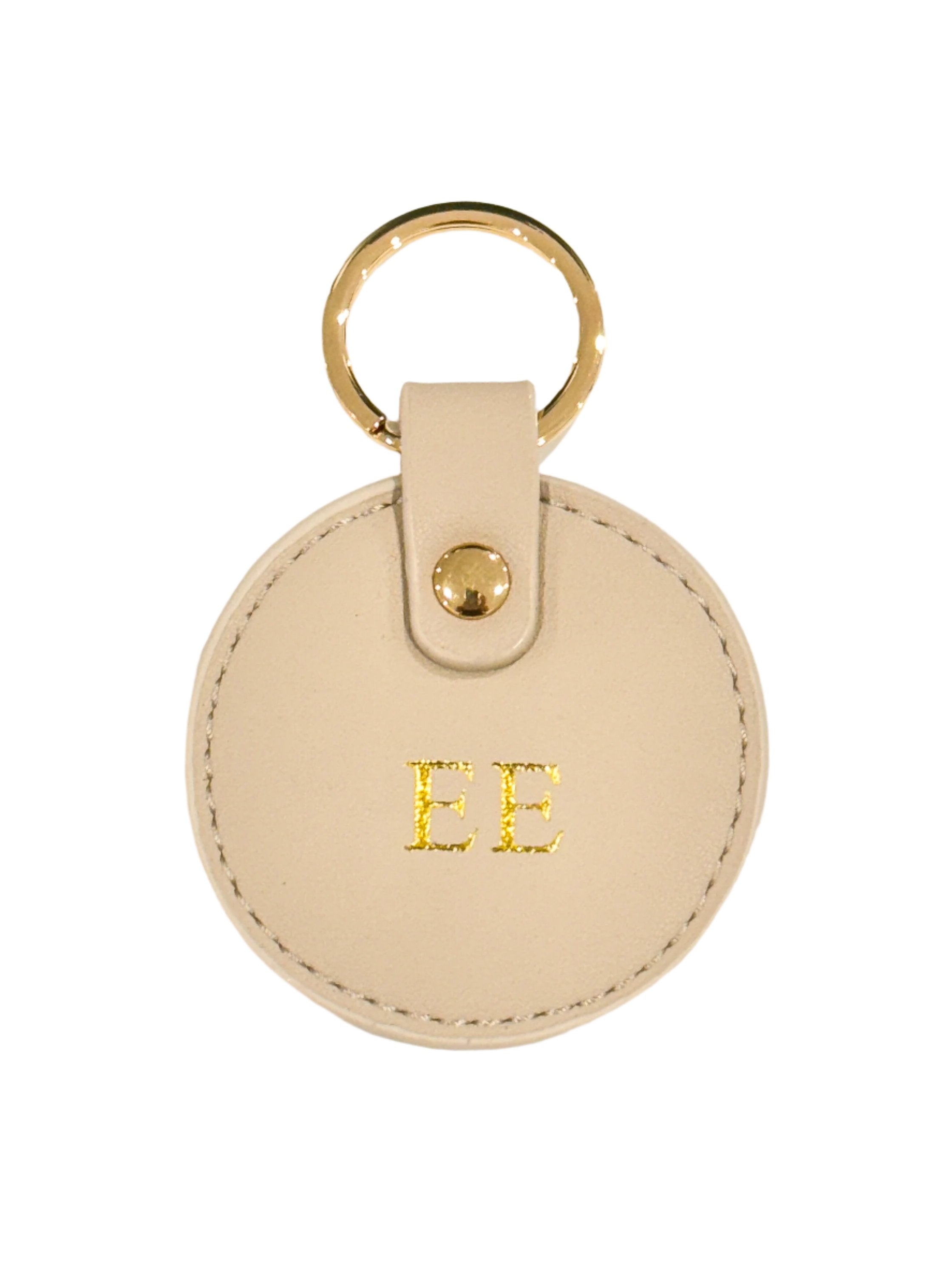 Vegan leather keyring