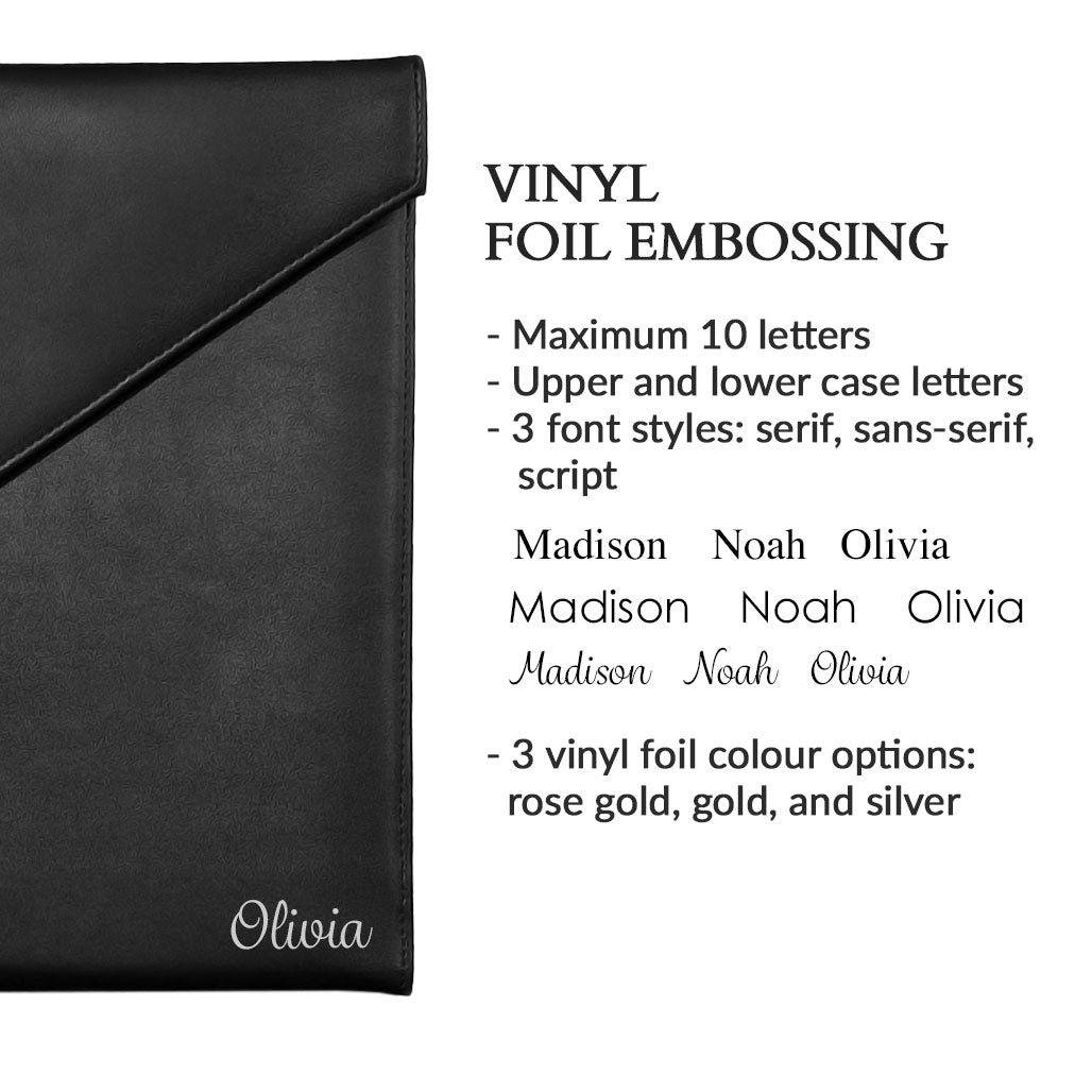 Laptop Sleeve Vegan Leather