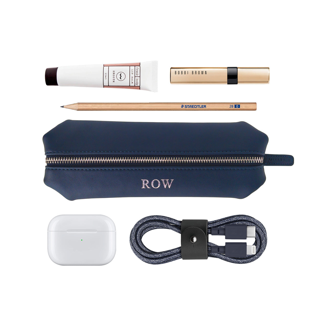 Vegan Leather Pencil Case