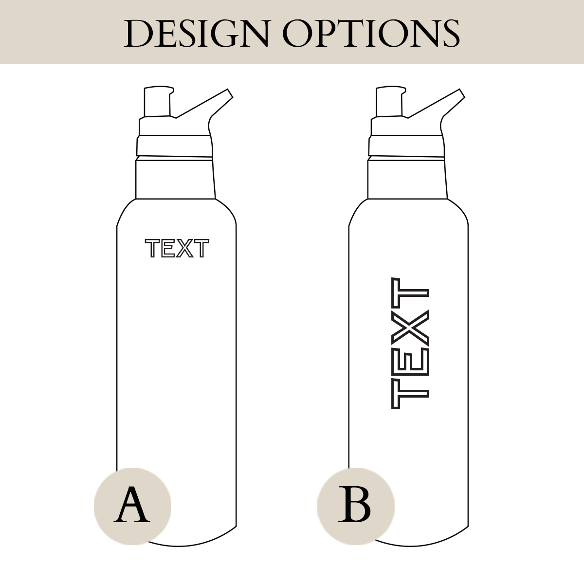 Drink Bottle Personalised 750mL