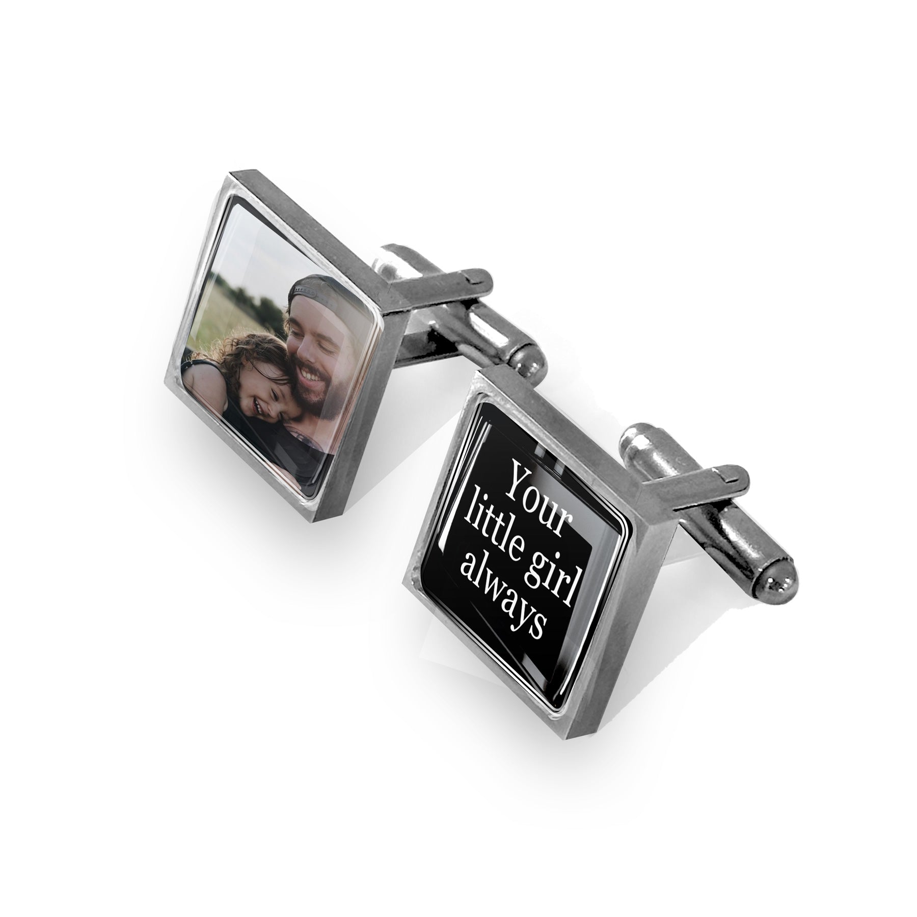 Father of the Bride photo cufflinks