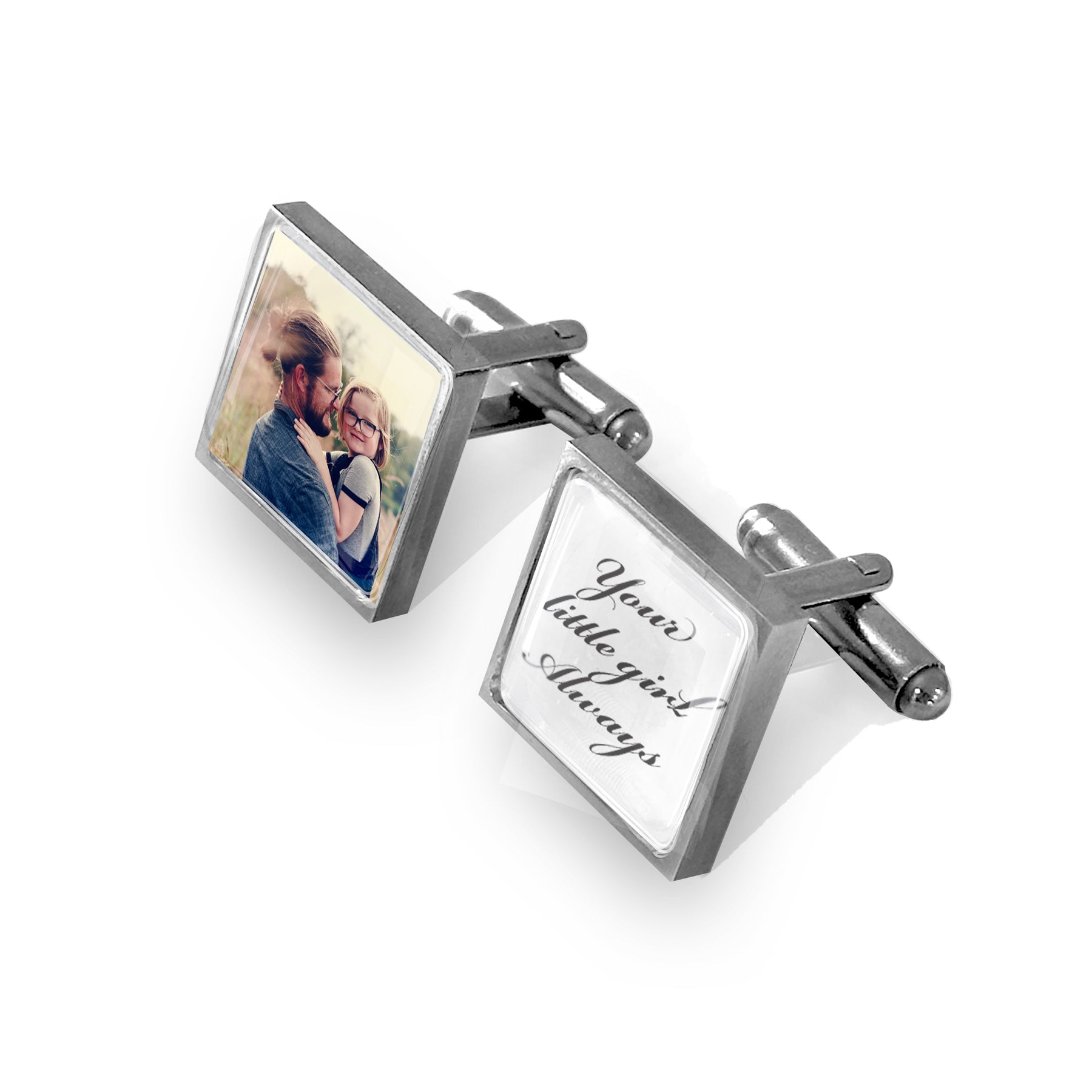 Father of the Bride photo cufflinks