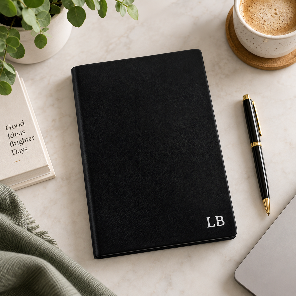 A5 Vegan Leather Notebook