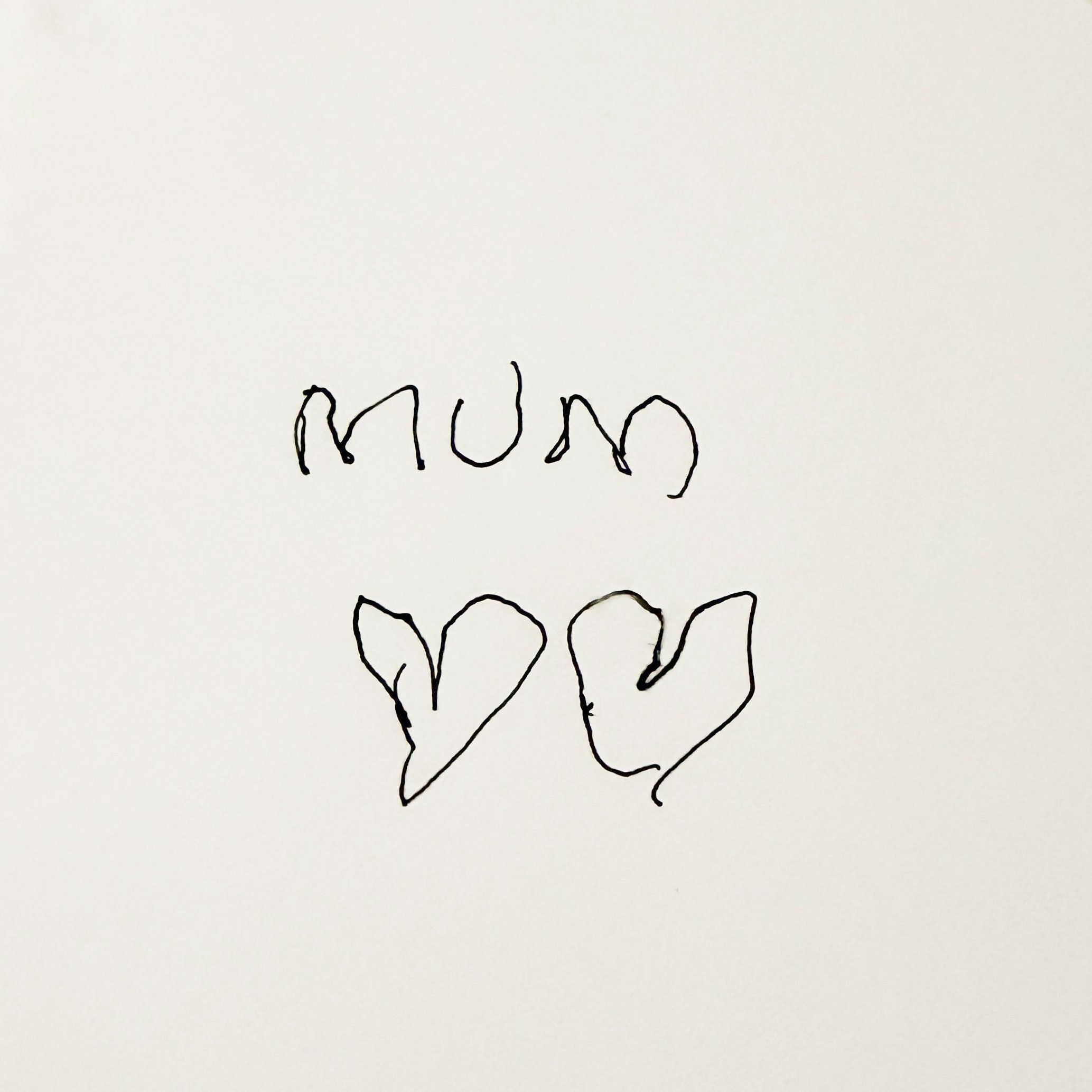 Personalised Child’s Drawing Compact Mirror - Custom Engraved Silver Mirror with Handwriting - Alexa Lane