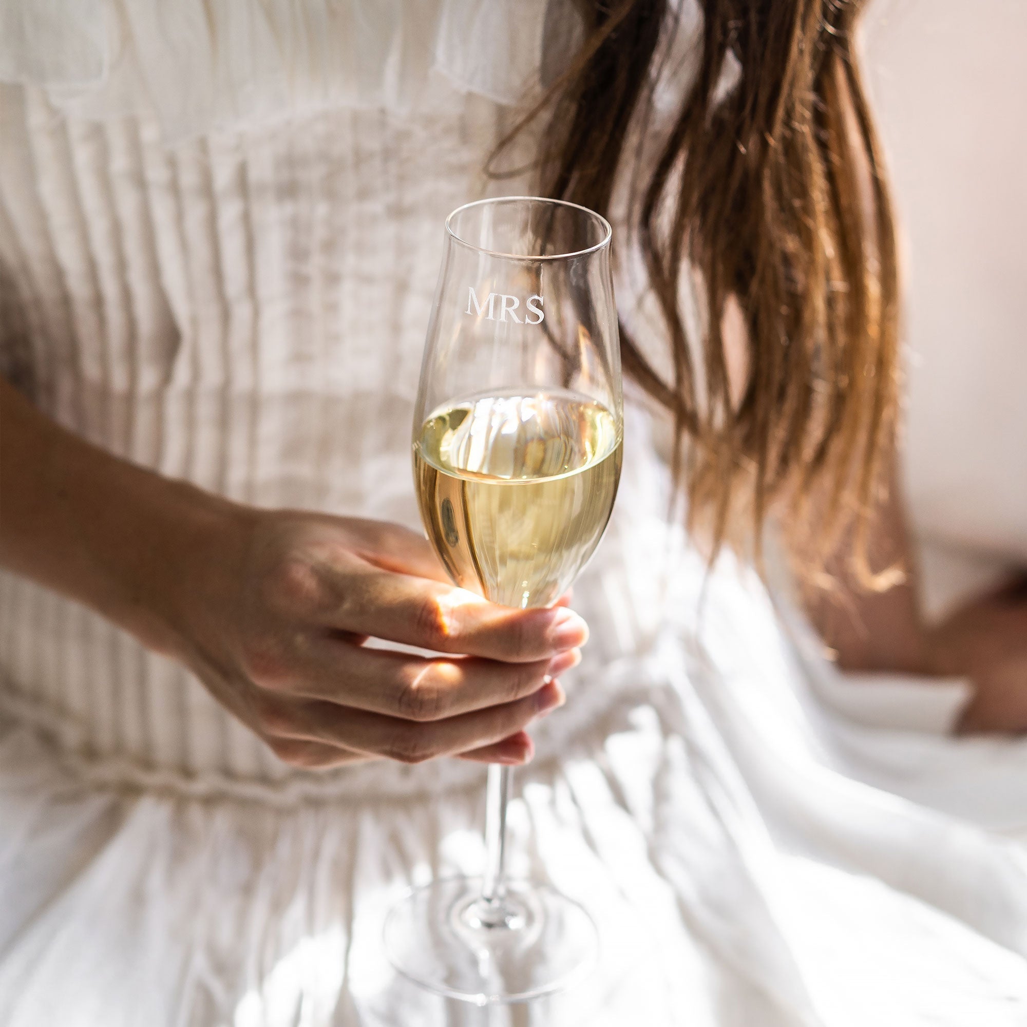 Personalised Champagne Flute Glass - Single