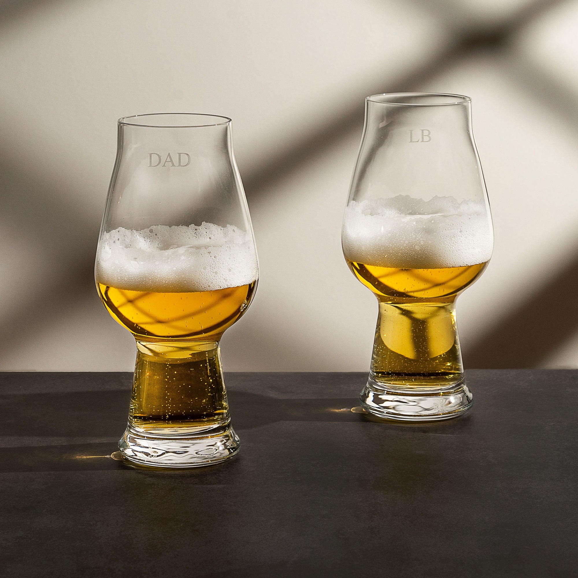 Personalised Beer Glass - Set of 2