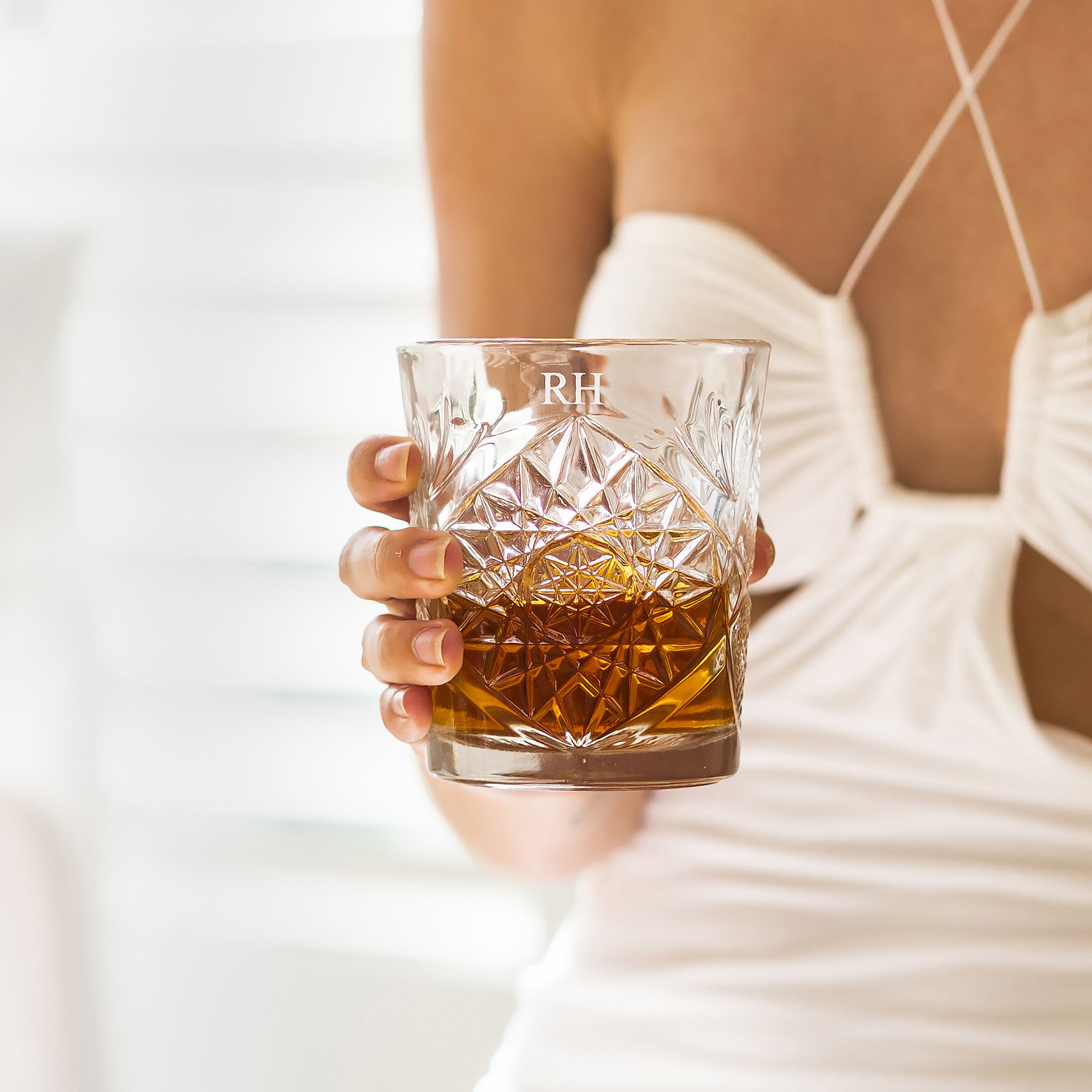 Personalised Whiskey Tumblers - Set of 2