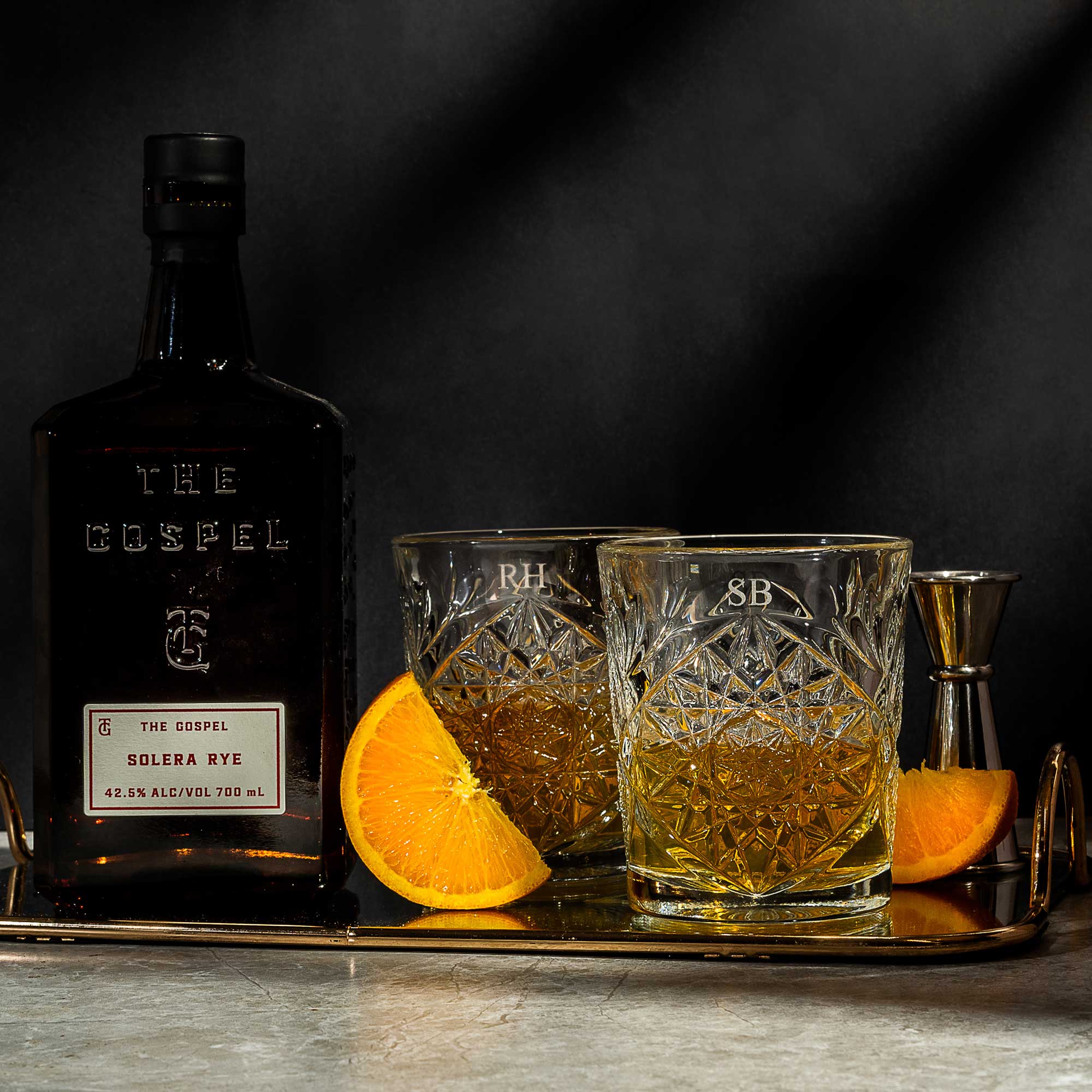 Personalised Whiskey Tumblers - Set of 2