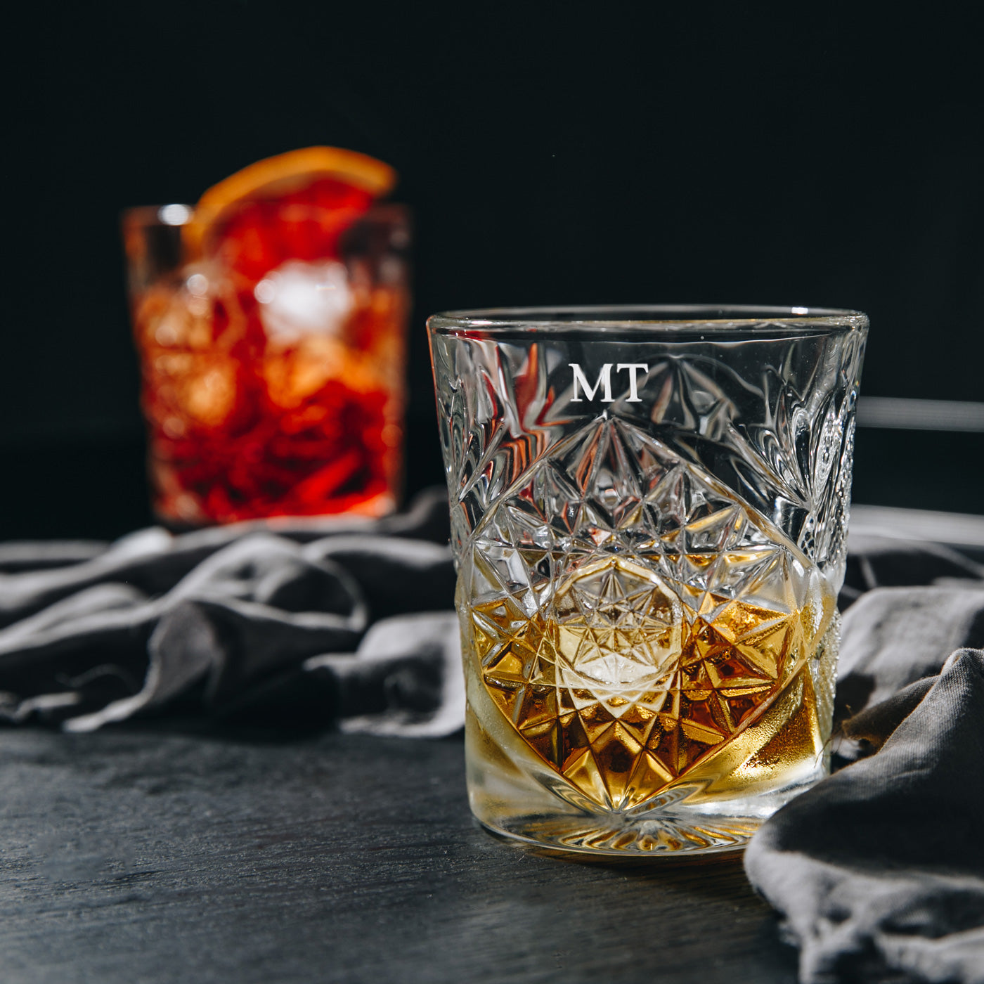 Personalised Whiskey Tumblers - Set of 2