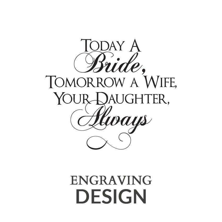 Mother of the Bride engraved bracelet - Alexa Lane