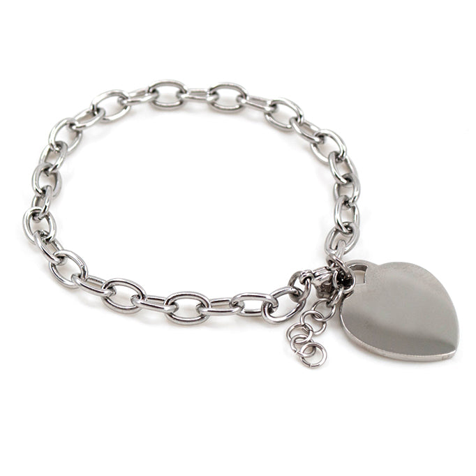 Engraved rose gold or silver bracelet your custom text