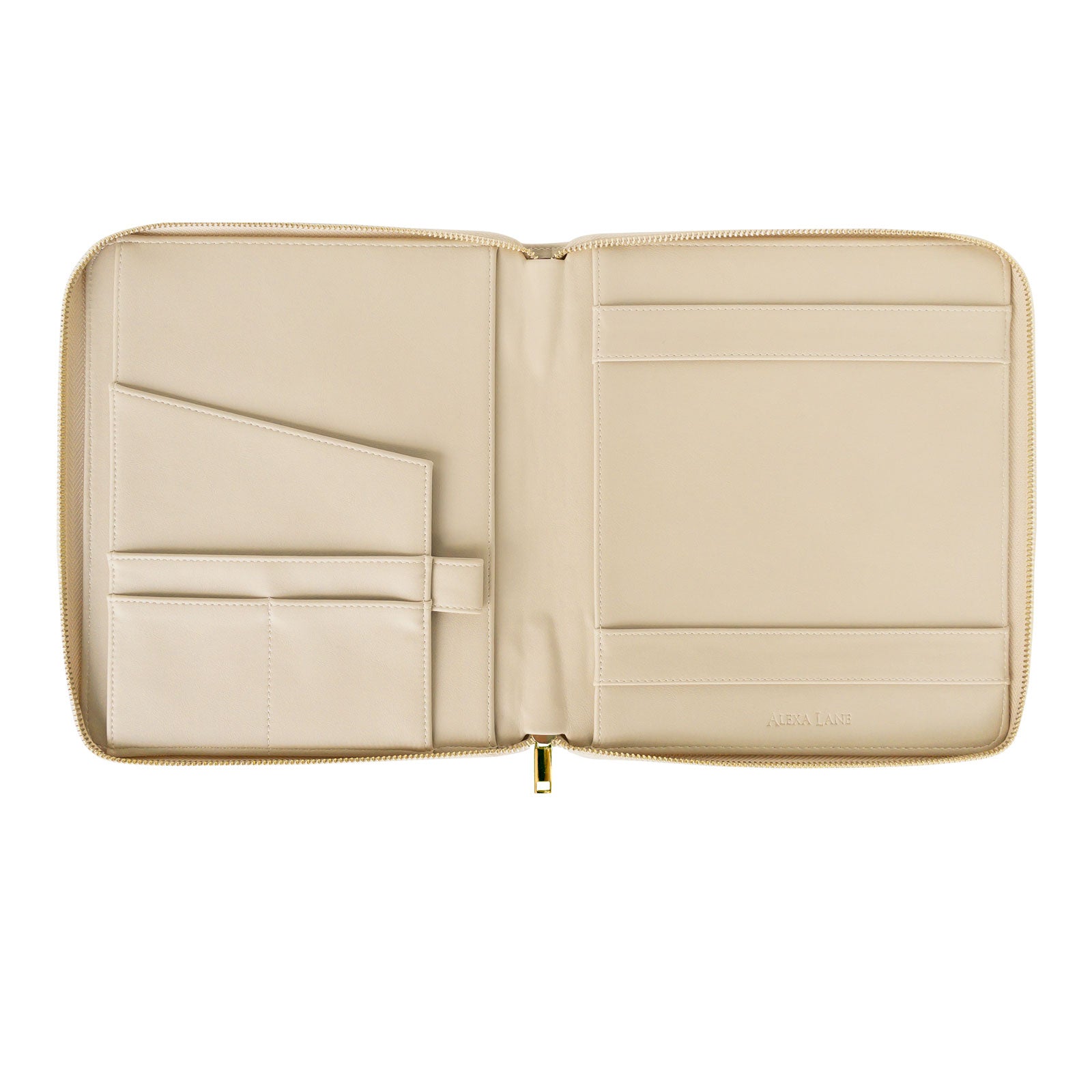 A5 Vegan Leather Cream Compendium