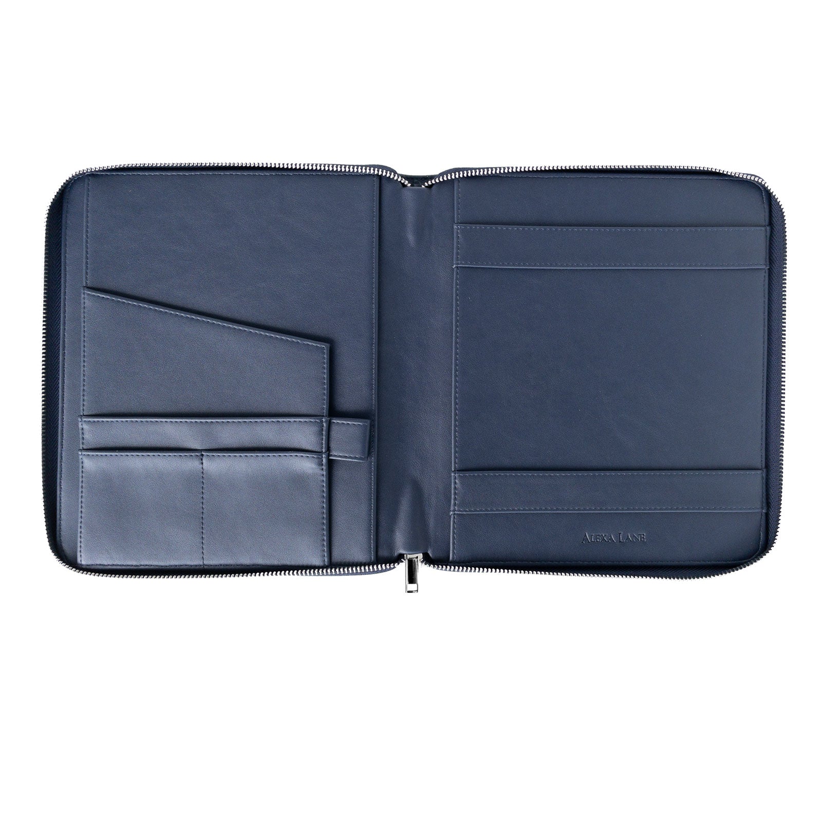 A5 Vegan Leather Navy Compendium