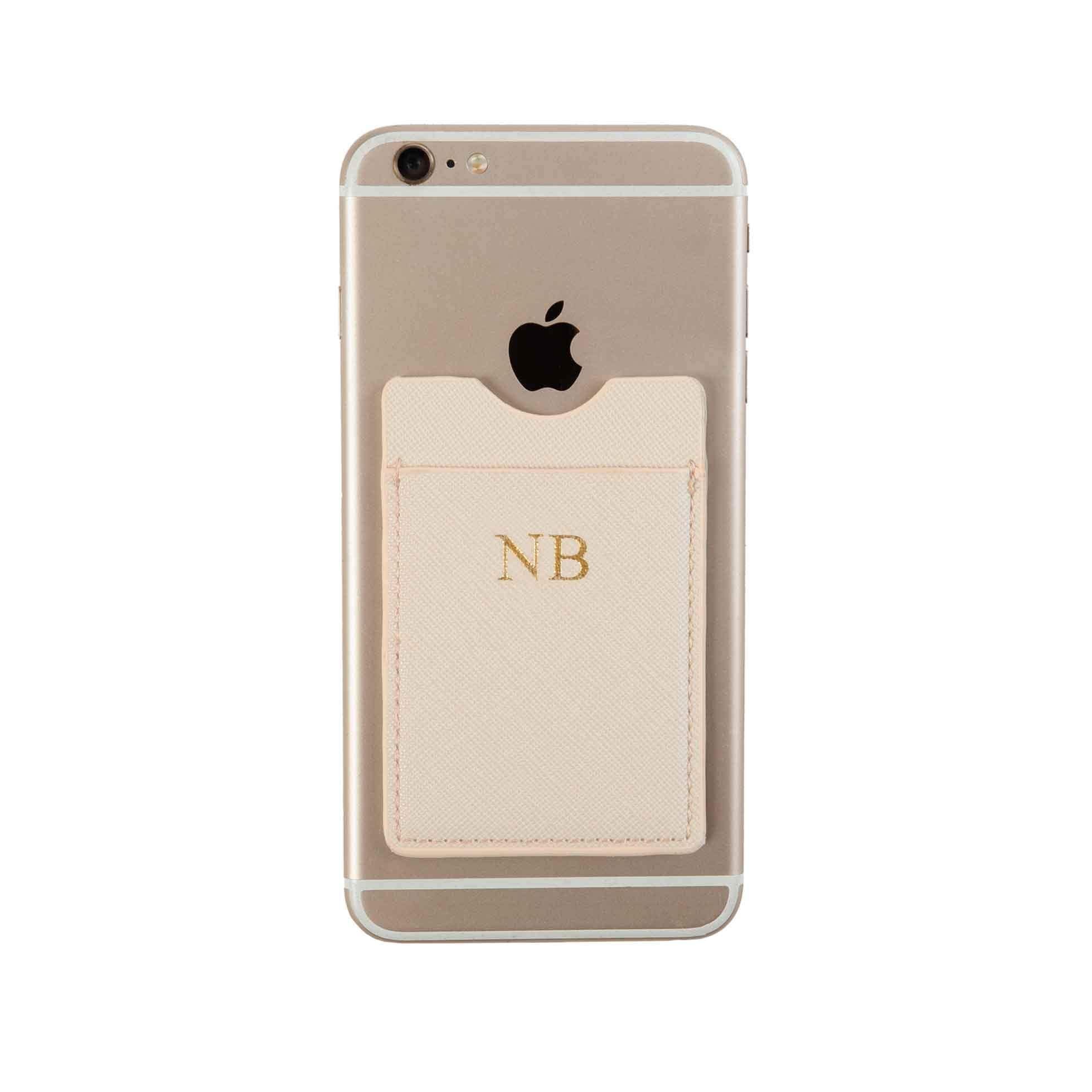 Cream Phone Card Holder - Alexa Lane