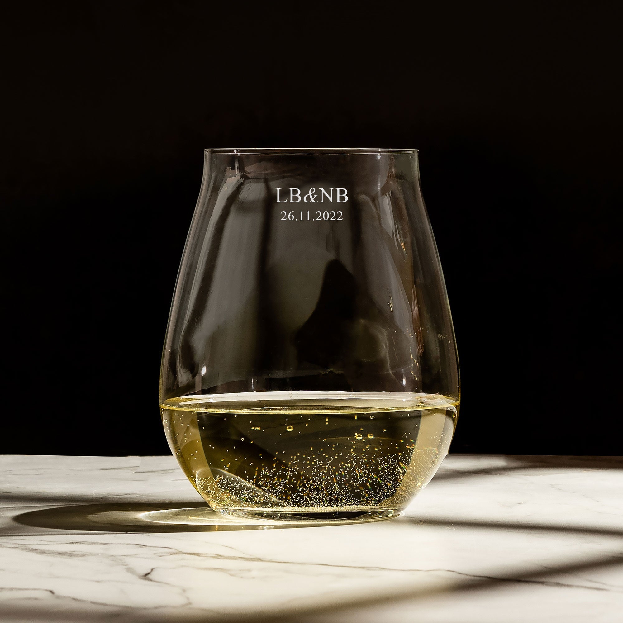 Personalised Stemless Wine Glass - Set of 2