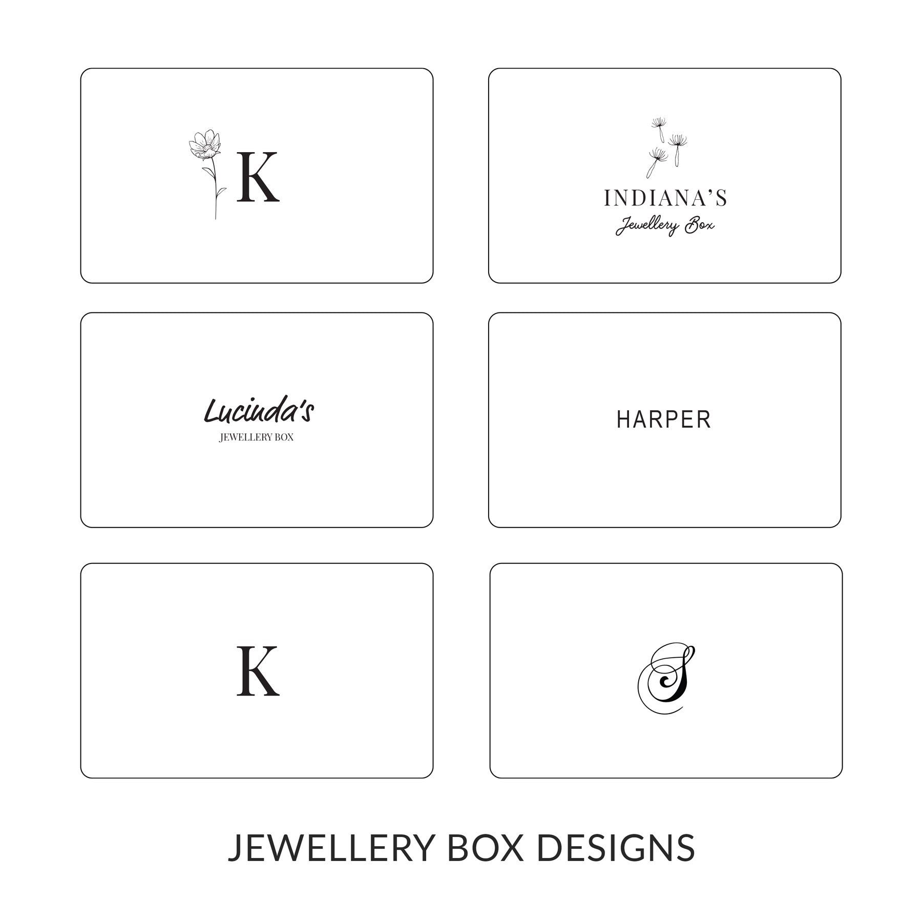 Personalised Jewellery Box