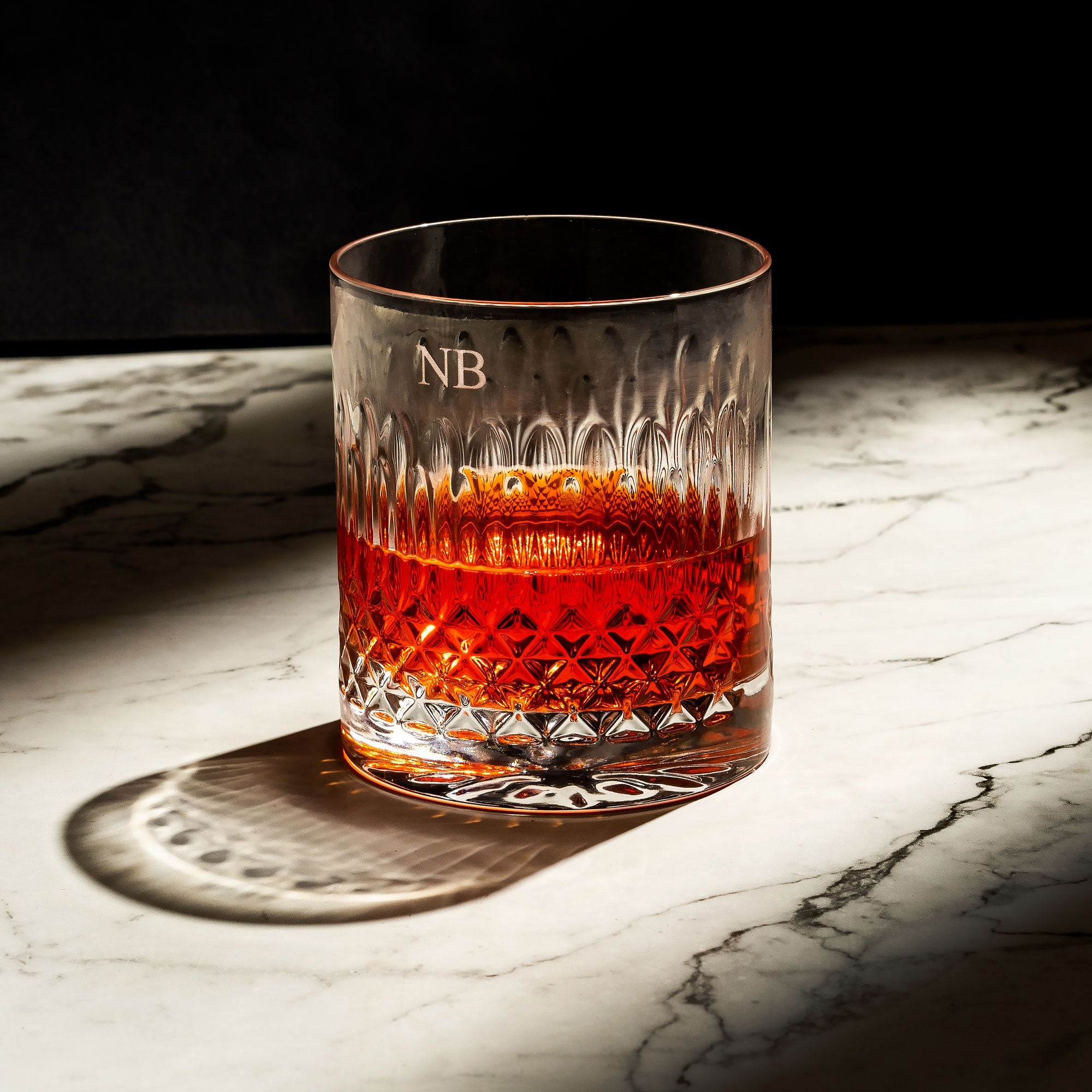 Personalised Whiskey Tumbler Glass - Set of 2