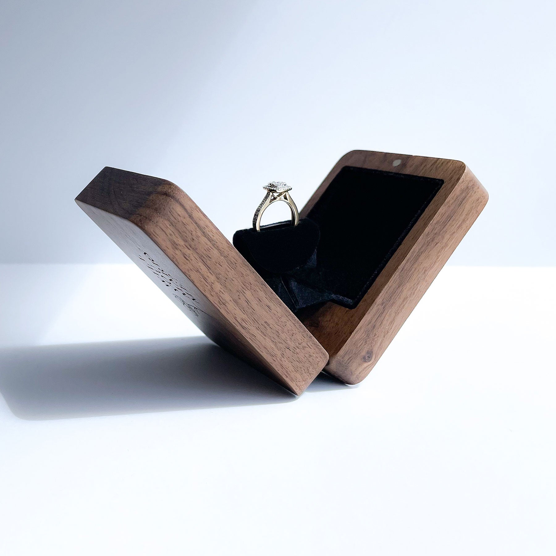 Personalised Engagement Ring Box – Alexa Lane - Main Image
