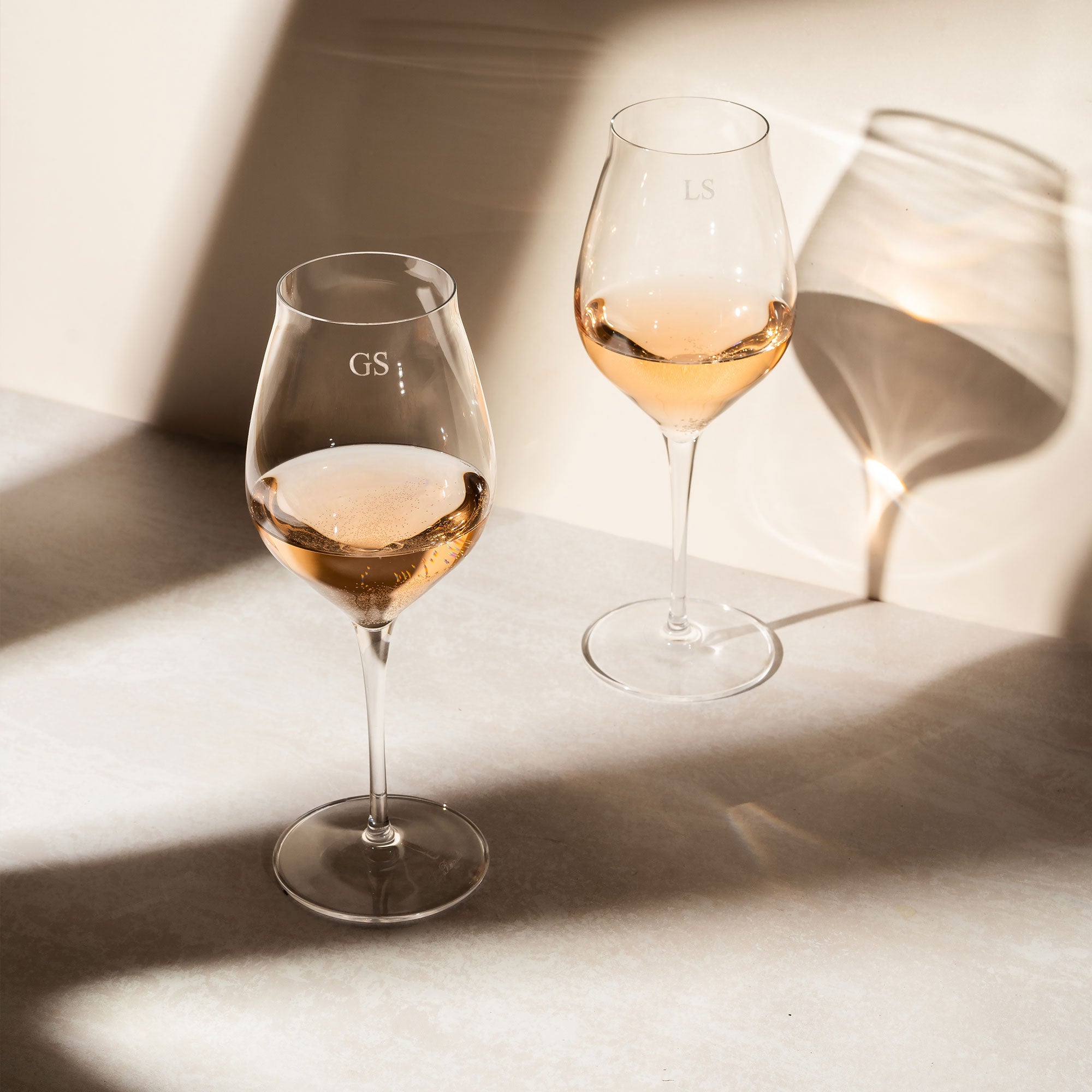 Personalised White Wine Glass - Set of 2