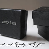 Personalised groom cufflinks - Alexa Lane