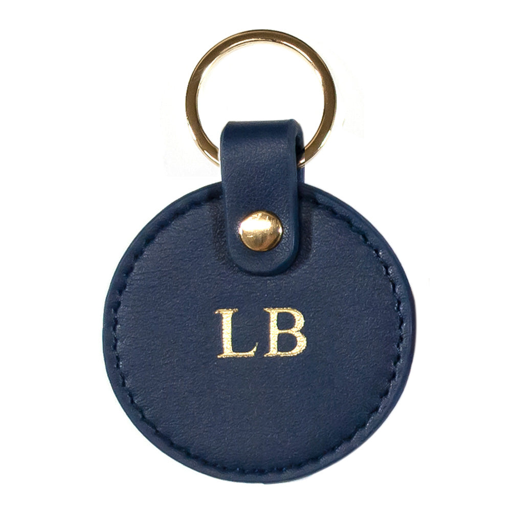 Vegan leather keyring