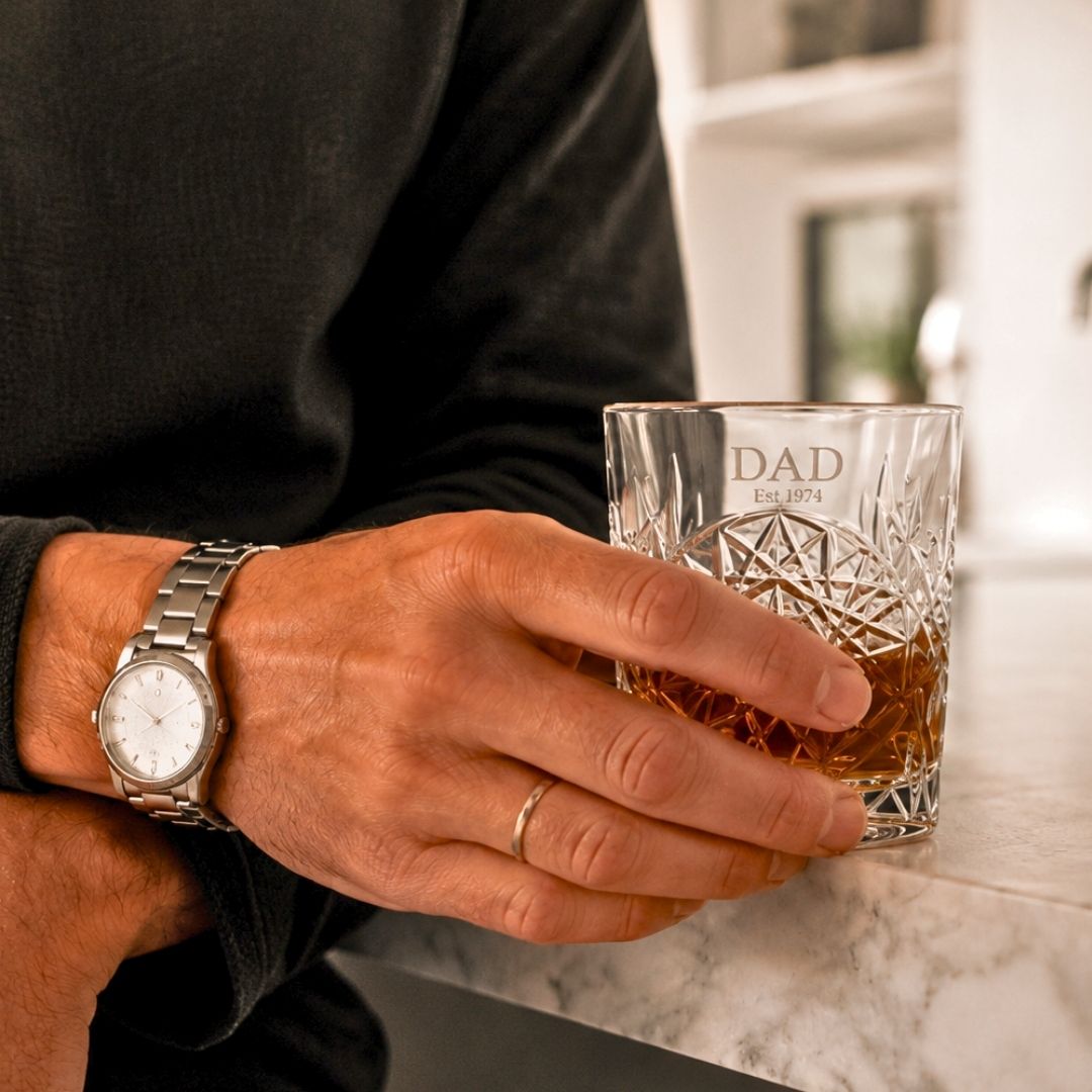 Personalised Whiskey Tumbler - Single