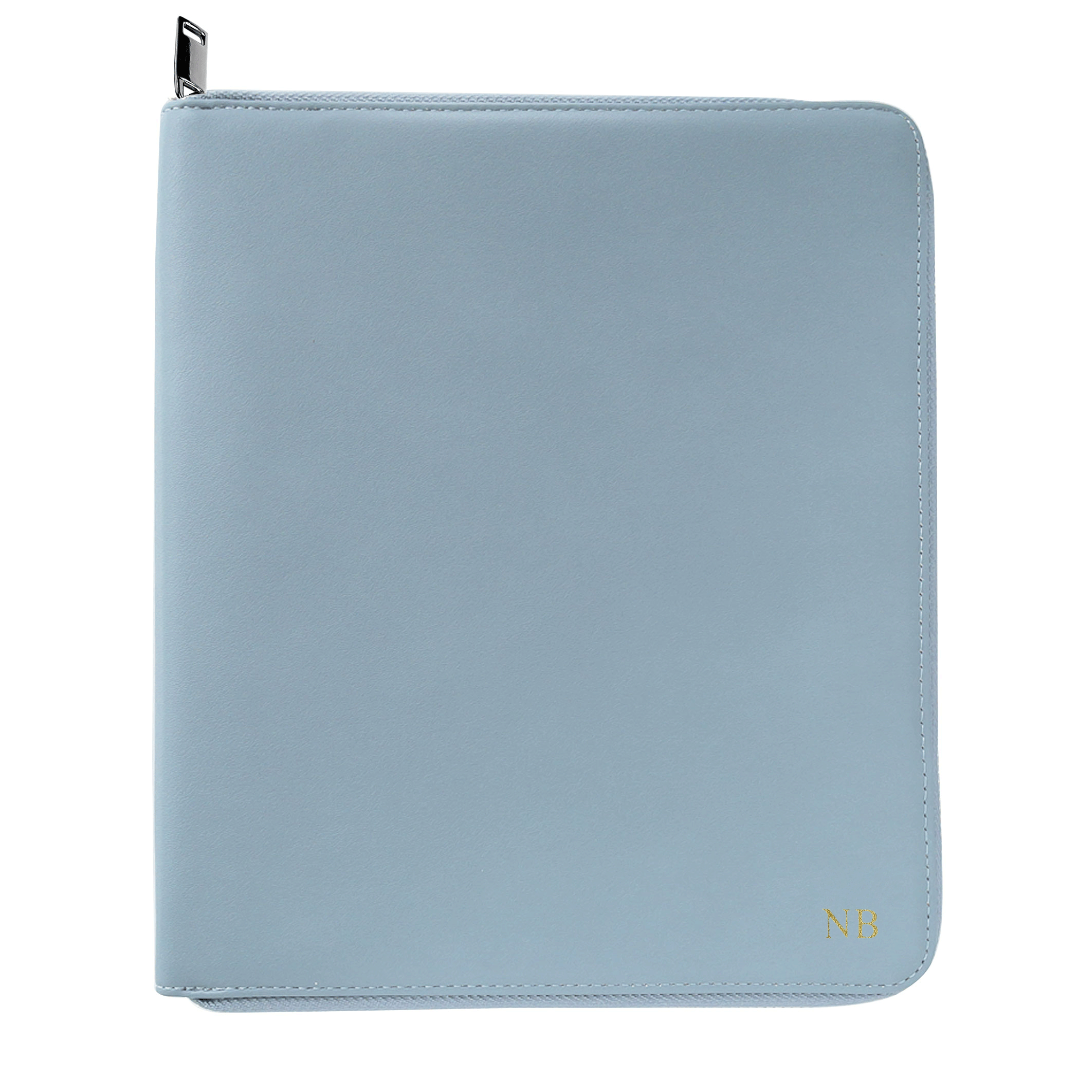 A5 Vegan Leather Antique Blue Compendium