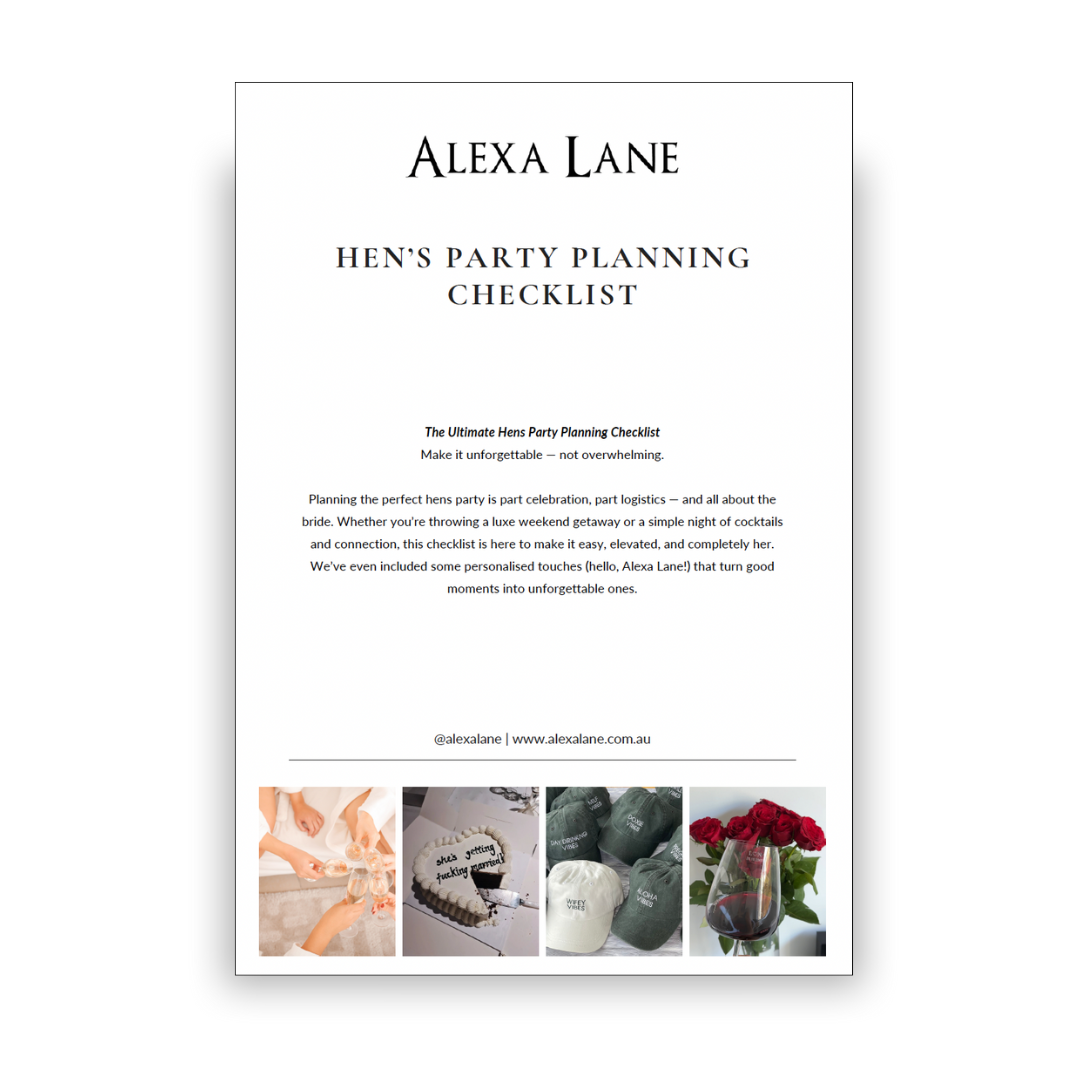 Hen’s Party Planning Checklist