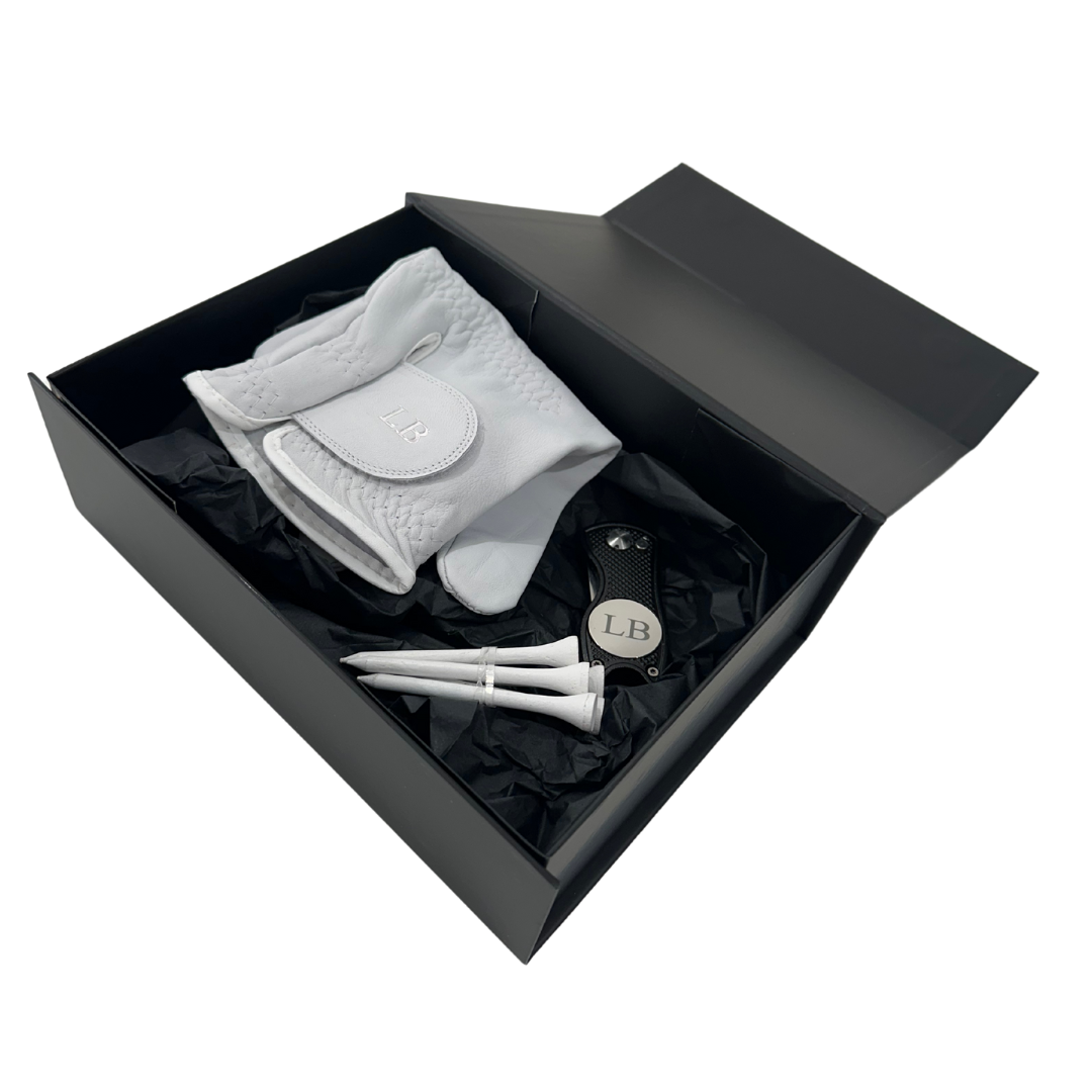 Personalised Golf Glove Gift Set