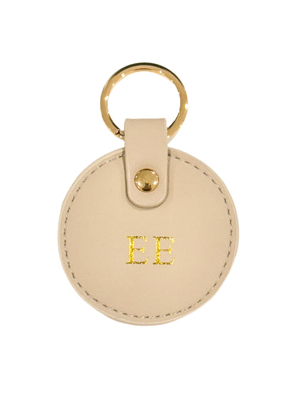 Vegan leather keyring