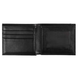 Black leather wallet with monogram - Alexa Lane