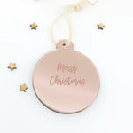 Christmas Timber & Acrylic Personalised Decoration - Alexa Lane