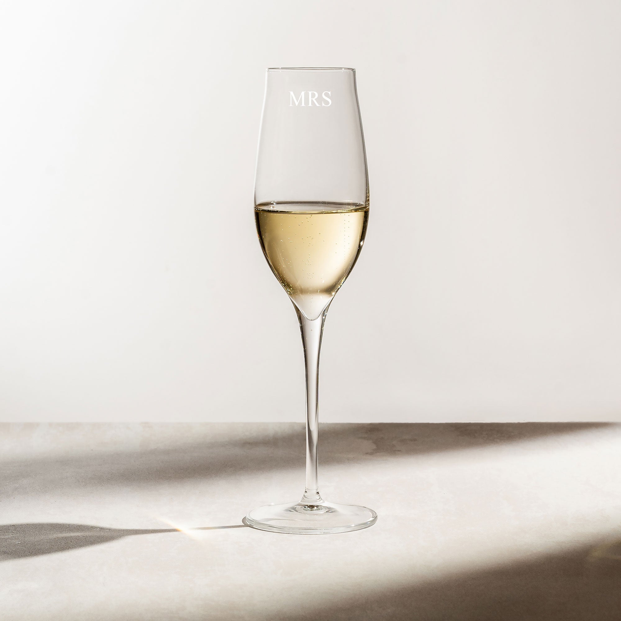 Personalised Champagne Flute Glass - Single