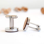 Father of the Bride Bamboo cufflinks - Alexa Lane