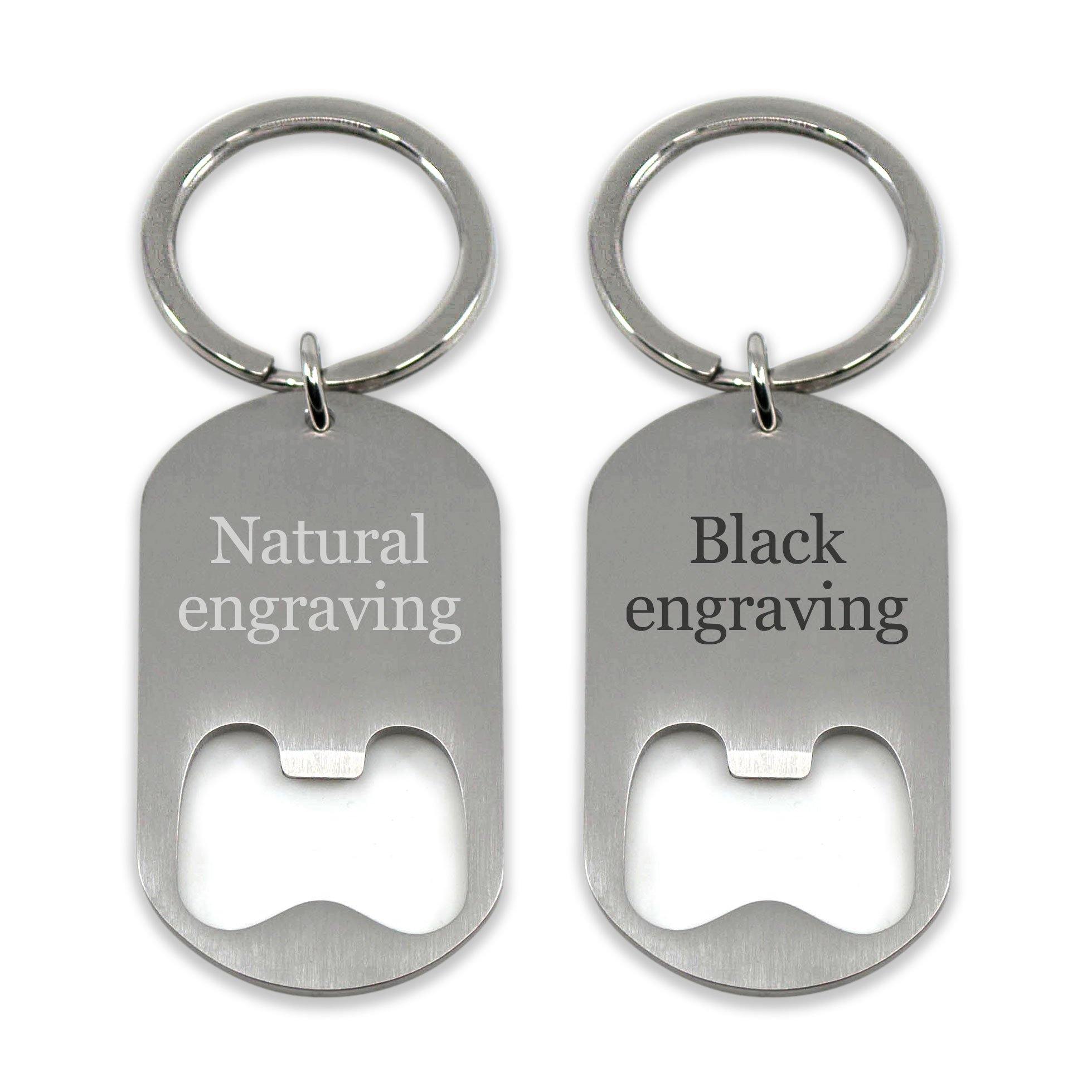 Father of the Bride Personalised Bottle Opener Keyring - Alexa Lane