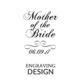 Mother of the Bride engraved bracelet with date - Alexa Lane