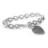 Flower girl engraved bracelet - Alexa Lane