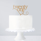 Cake Topper Birthday number in words - Alexa Lane