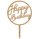 Cake Topper Happy Birthday Circle - Alexa Lane
