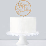 Cake Topper Happy Birthday Circle - Alexa Lane