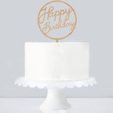 Cake Topper Happy Birthday Circle - Alexa Lane