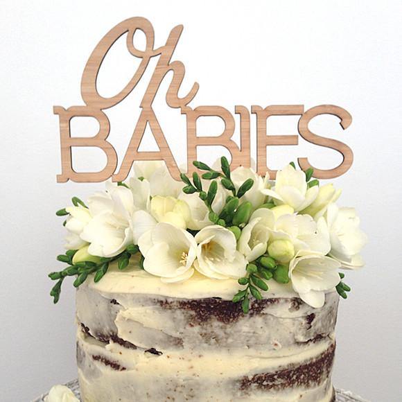 Cake Topper Oh Baby Baby Shower - Alexa Lane