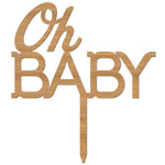 Cake Topper Oh Baby Baby Shower - Alexa Lane
