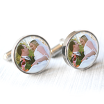 Custom photo cufflinks - Alexa Lane